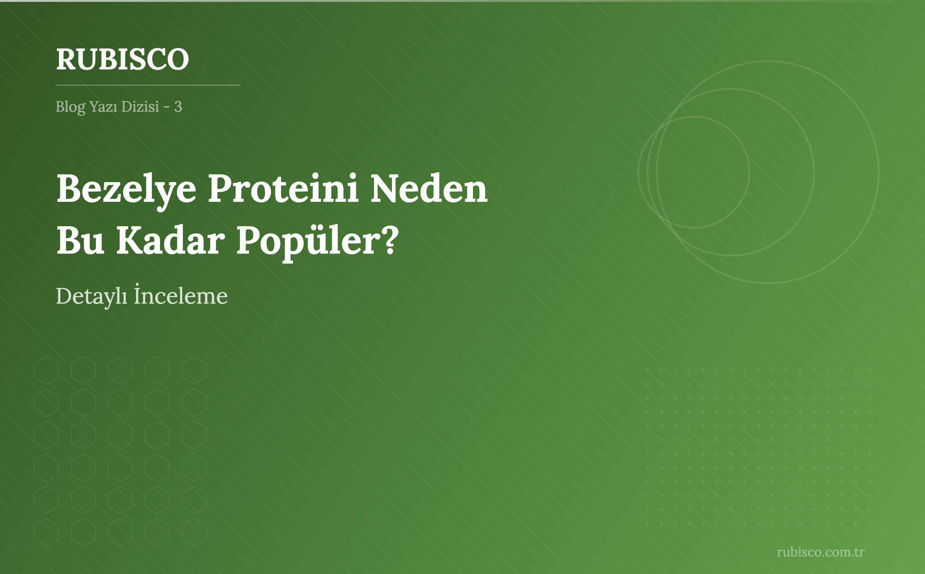 Bezelye Proteini Neden Bu Kadar Pop&uuml;ler?