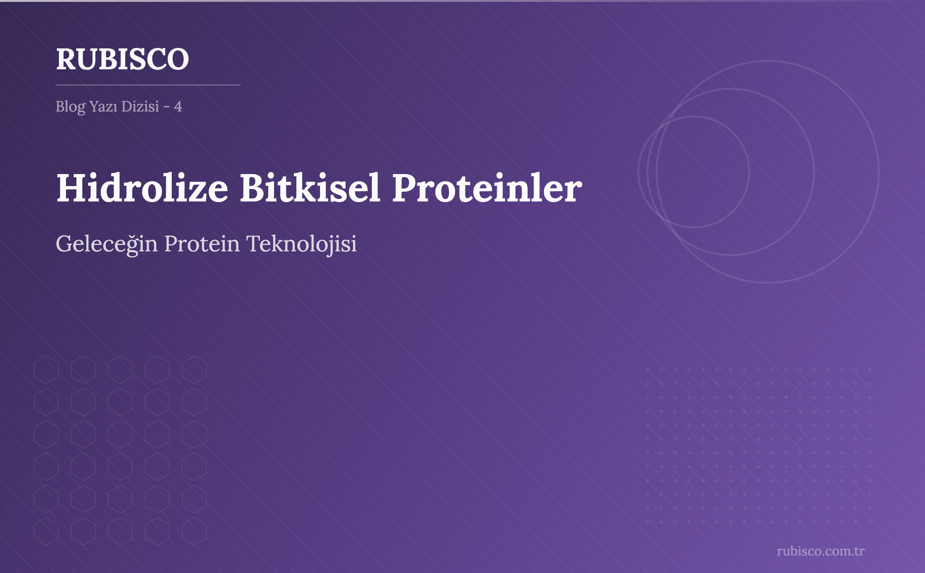 Hidrolize Bitkisel Proteinler