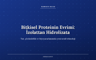 Bitkisel Proteinin Evrimi: İzolattan Hidrolizata
