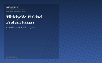 Türkiye'de Bitkisel Protein Pazarı: Fırsatlar ve Gelecek Vizyonu