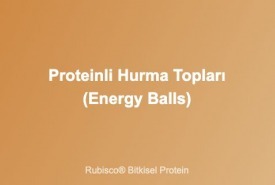 Proteinli Hurma Topları (Energy Balls)