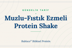 Muzlu-Fıstık Ezmeli Protein Shake